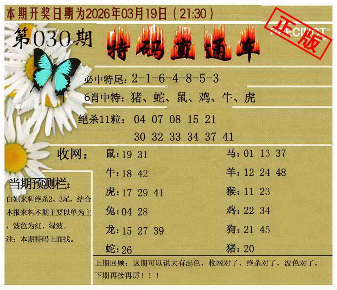 030期特码直通车[图]